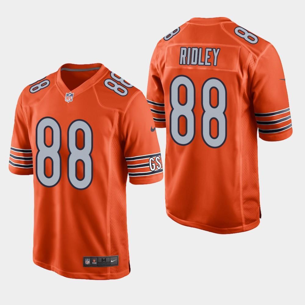 Chicago Bears #88 Riley Ridley 2019 Draft Game Jersey - Orange