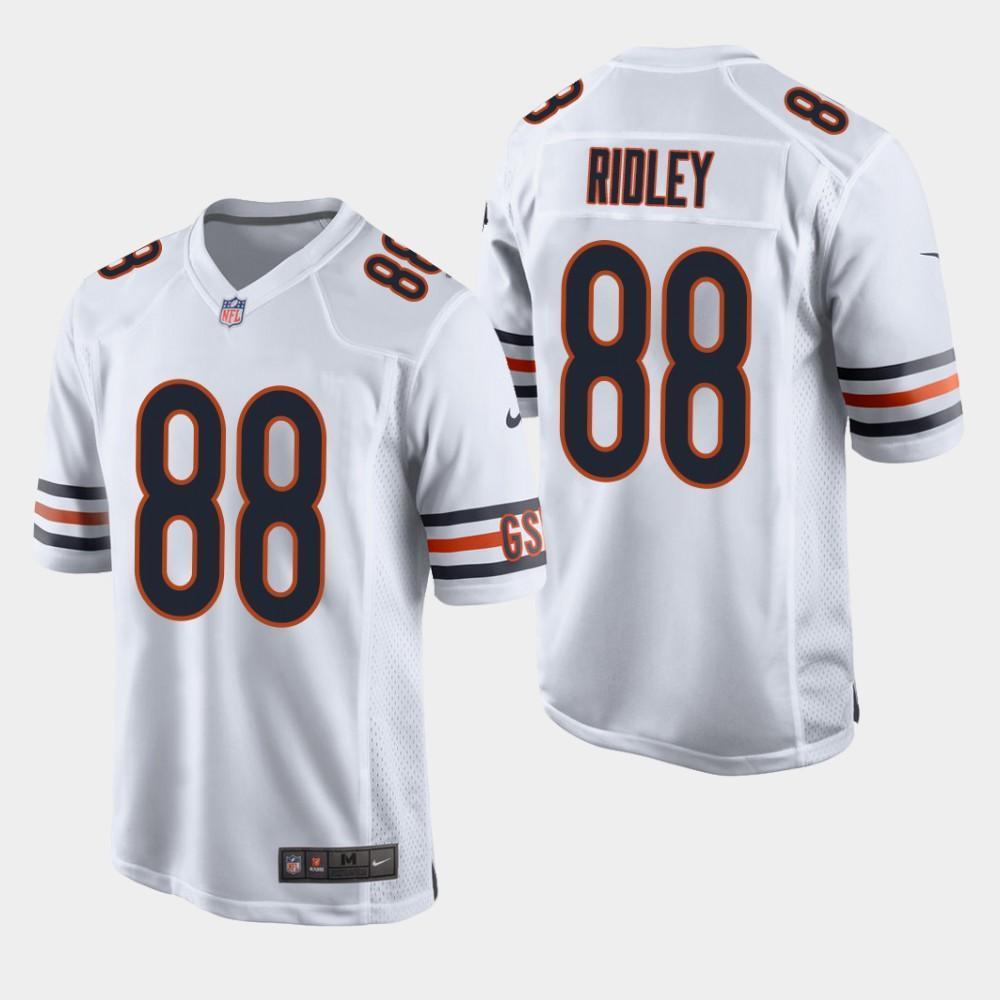 Chicago Bears #88 Riley Ridley 2019 Draft Game Jersey - White