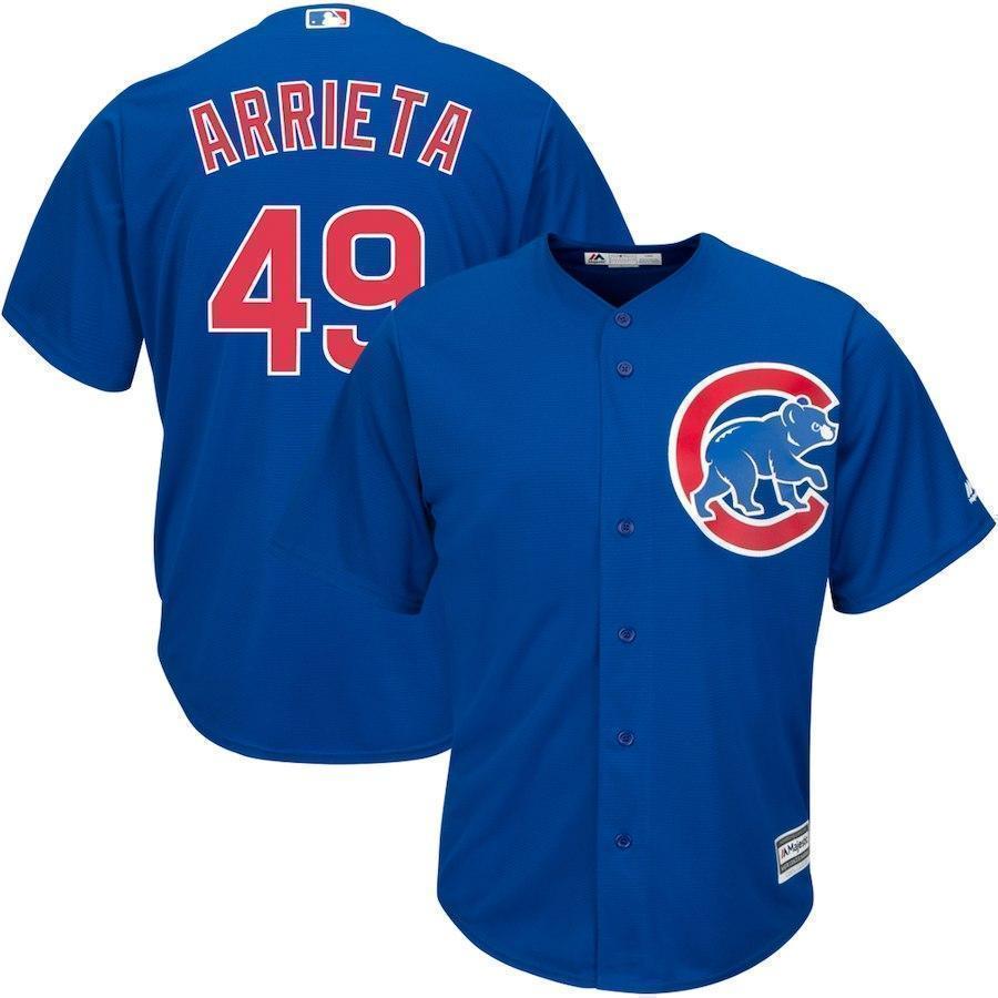Jake Arrieta Chicago Cubs Baseball Player Jersey