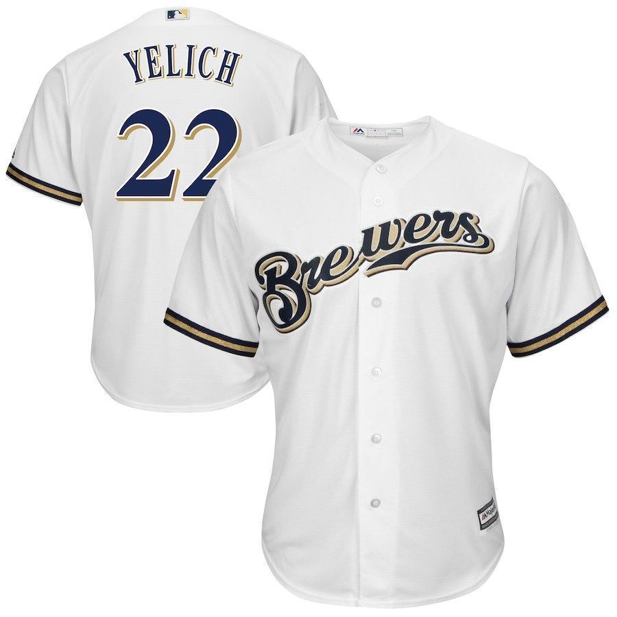 Christian Yelich Milwaukee Brewers Baseball Player Jersey