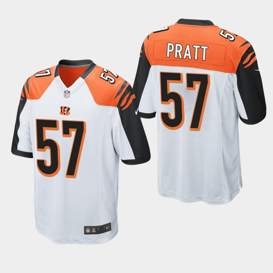 Cincinnati Bengals #57 Germaine Pratt 2019 Draft Game Jersey - White
