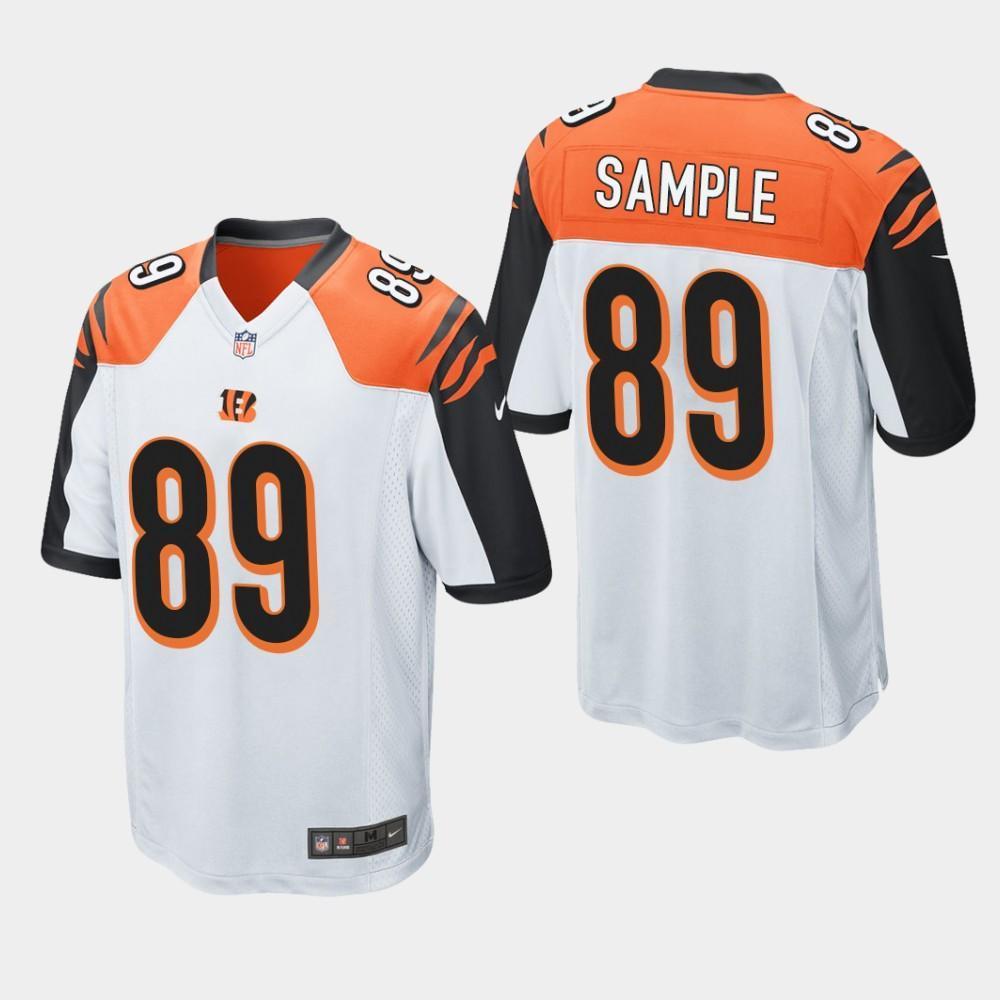 Cincinnati Bengals #89 Drew Sample 2019 Draft Game Jersey - White