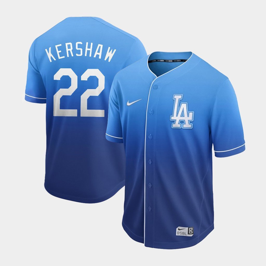 Clayton Kershaw LA Dodgers 2019 New Arrivals Baseball Player Fade Jersey