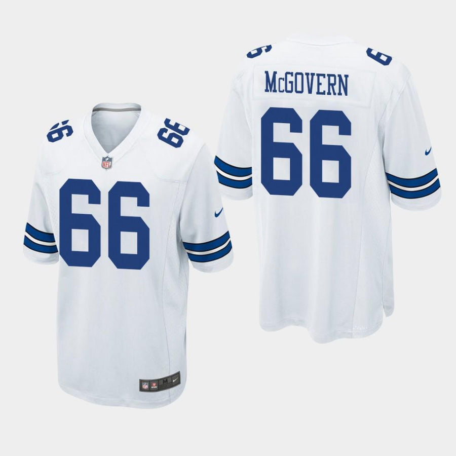Dallas Cowboys #66 Connor McGovern 2019 Draft Game Jersey - White