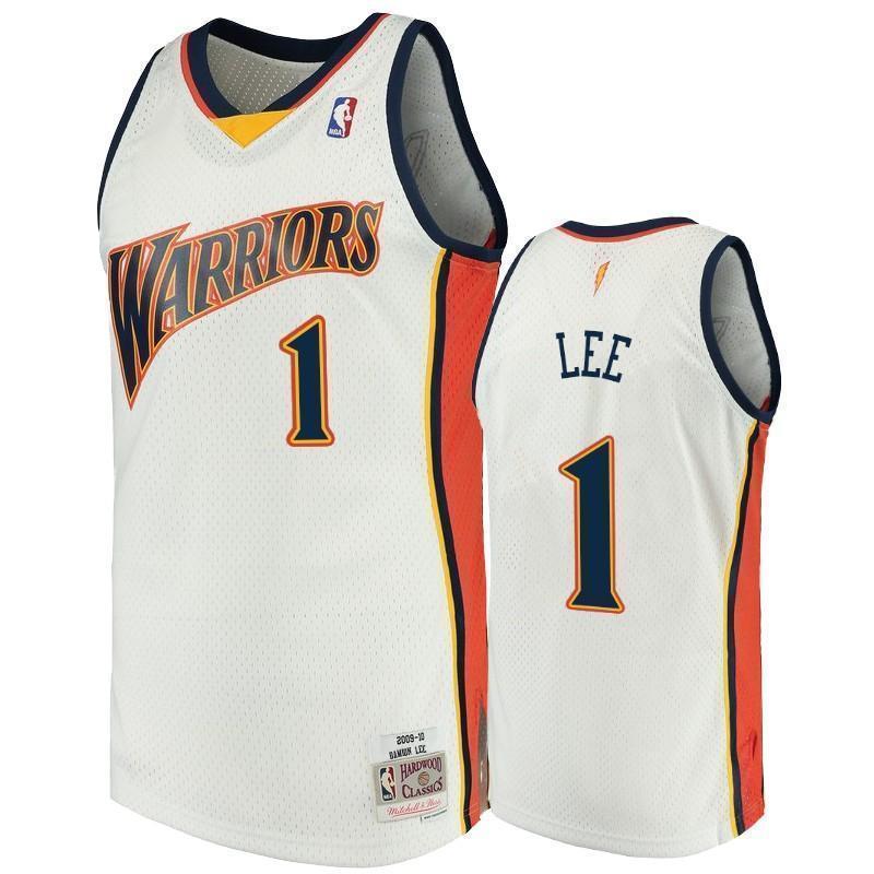 Golden State Warriors #1 Damion Lee 2009-10 Hardwood Classics Jersey