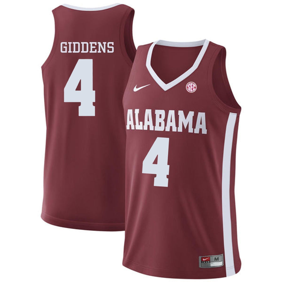 Daniel Giddens Alabama Crimson Tide Basketball Jersey - Cardinal