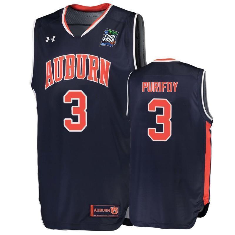 Danjel Purifoy Auburn Tigers 2019 Final Four Basketball Jersey - Navy