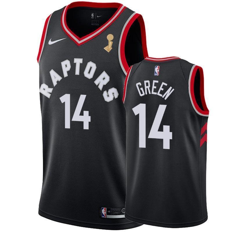 Danny Green Toronto Raptors Statement 2019 Champion Swingman Jersey - Black