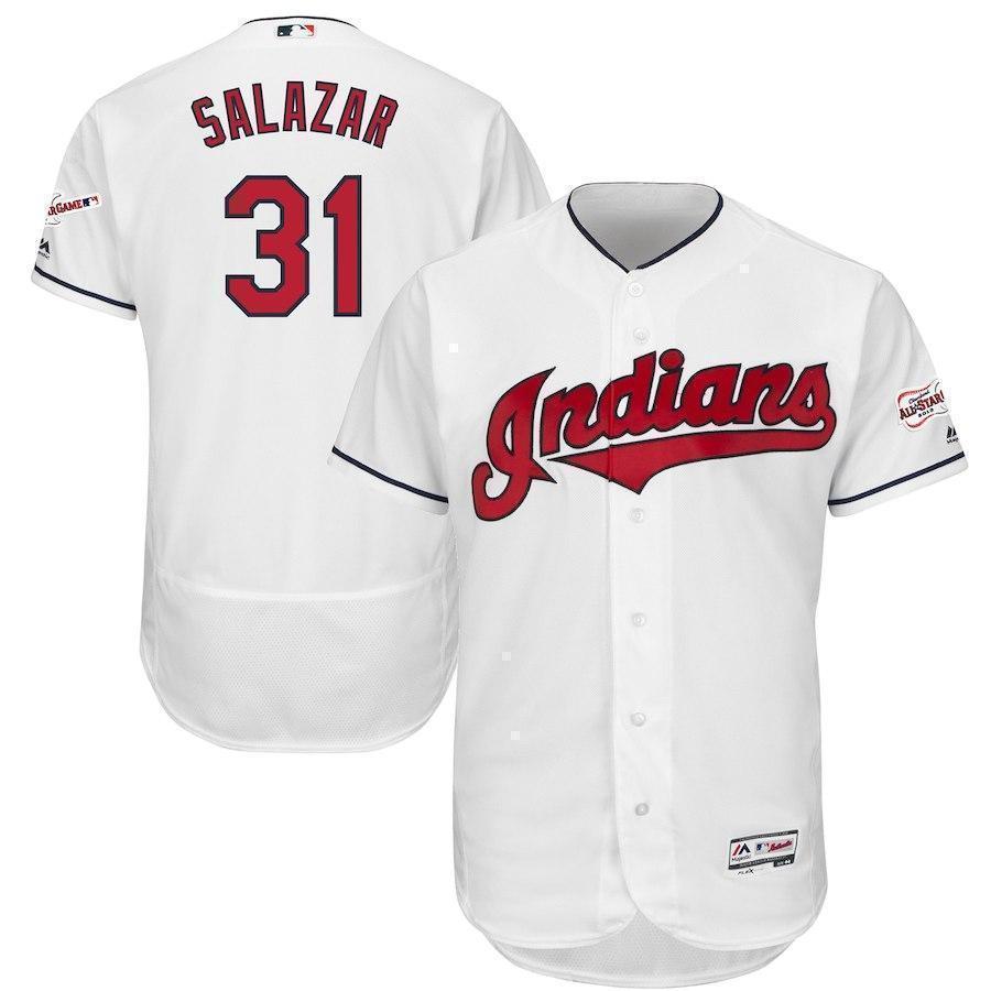 Danny Salazar Cleveland Indians 2019 All Star Game Patch Baseball Jersey