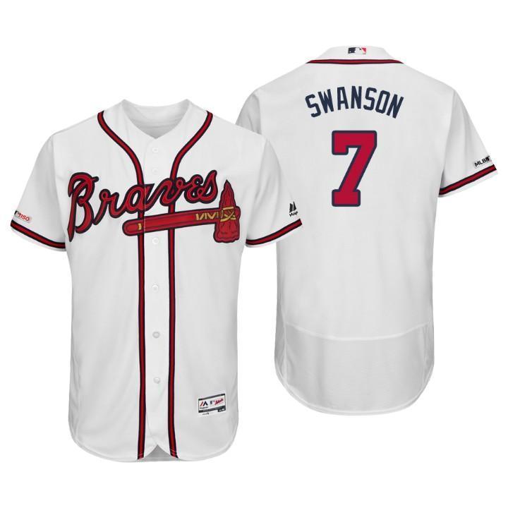 Dansby Swanson Atlanta Braves 150th Anniversary Baseball Jersey