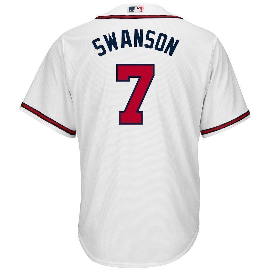 Dansby Swanson Atlanta Braves Baseball Player Jersey