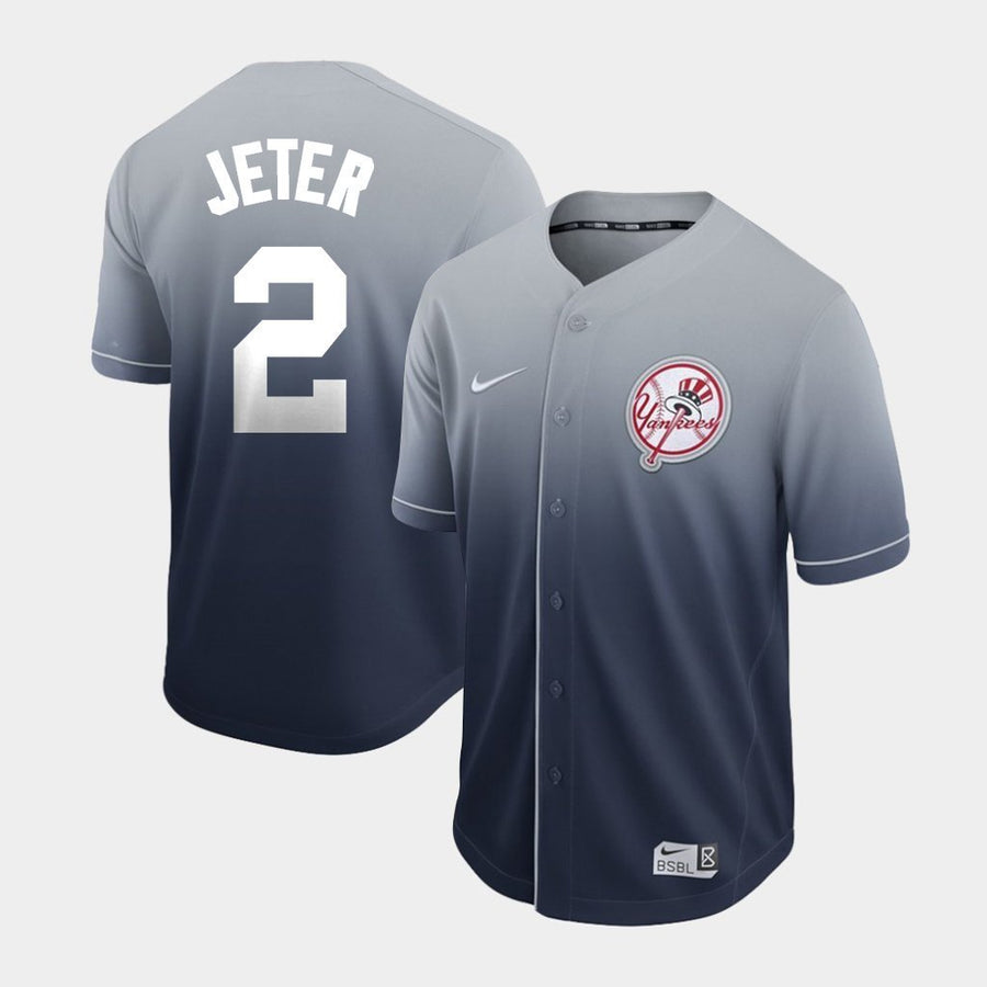 Derek Jeter NY Yankees 2019 New Arrivals Baseball Player Fade Jersey