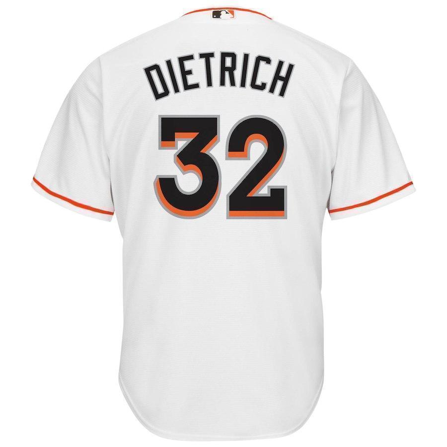 Derek Dietrich Miami Marlins Baseball Player Jersey
