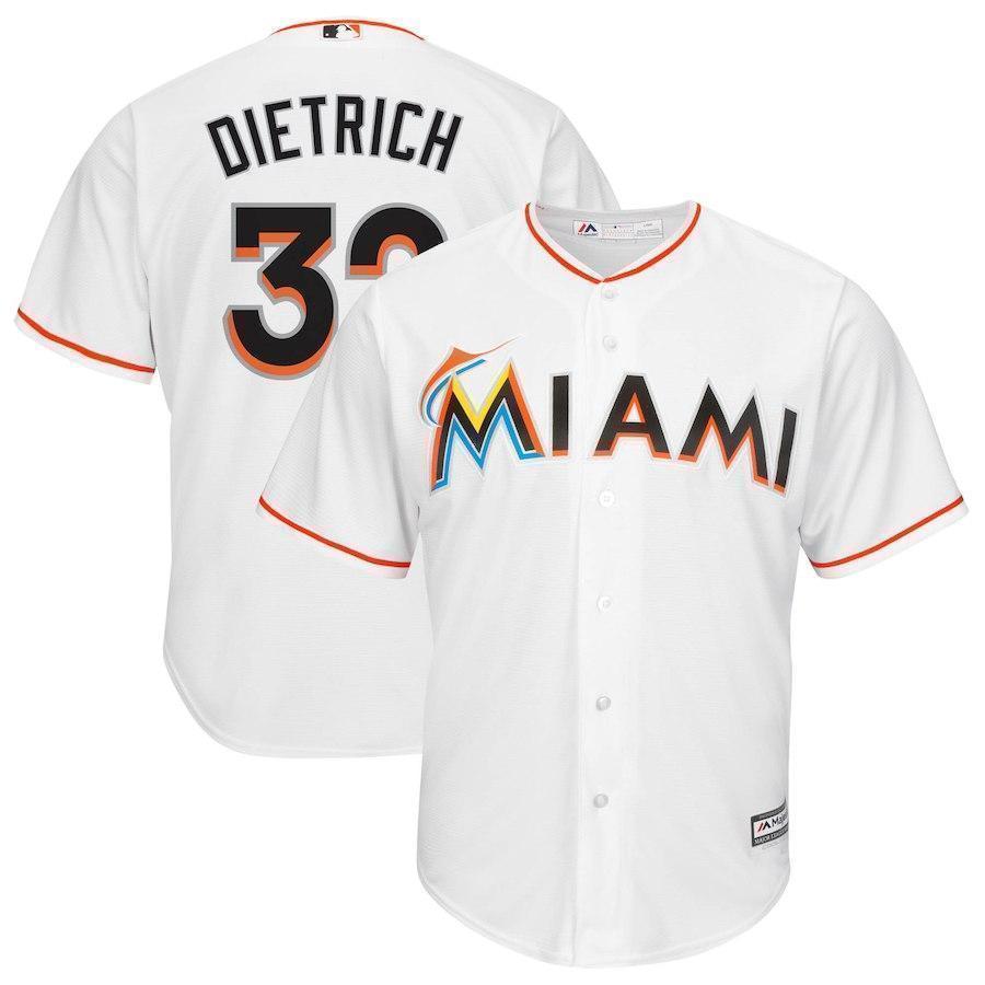 Derek Dietrich Miami Marlins Baseball Player Jersey