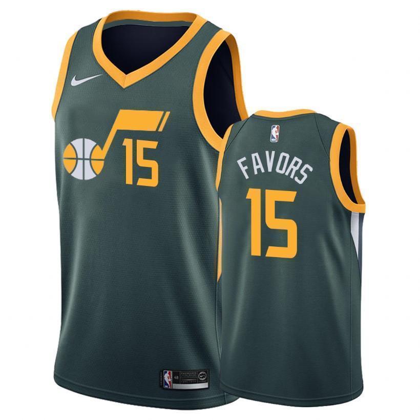 Utah Jazz #15 Derrick Favors 2018/19 Earned Edition Swingman Jersey