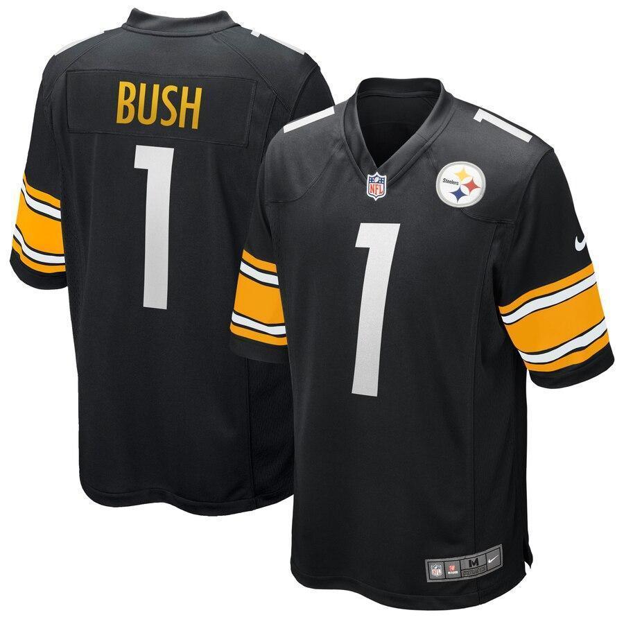 Devin Bush Pittsburgh Steelers 2019 Draft First Round Pick Game Jersey - Black