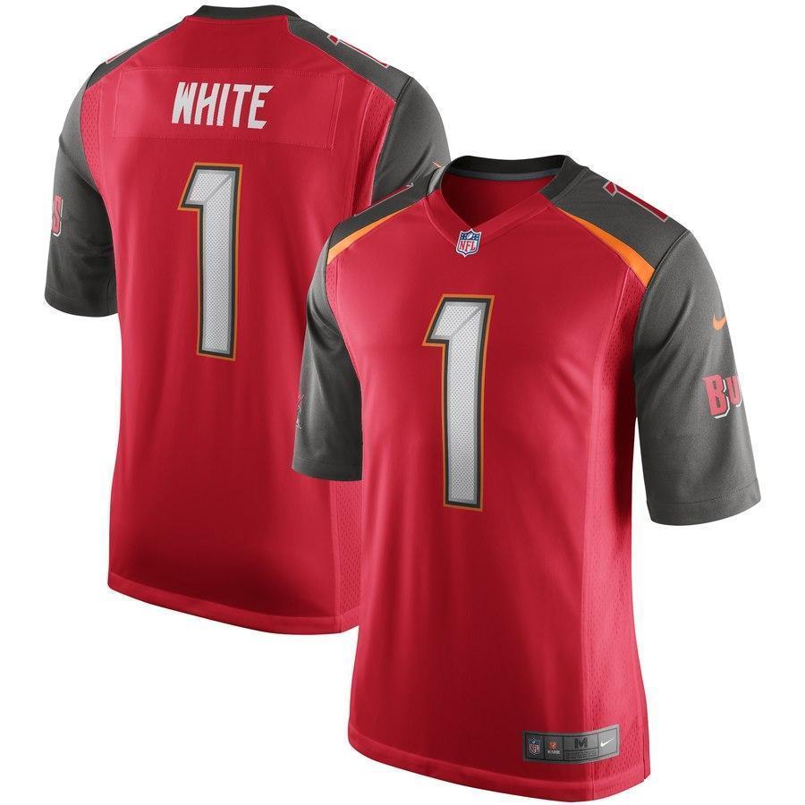 Devin White Tampa Bay Buccaneers 2019 Draft First Round Pick Game Jersey - Red