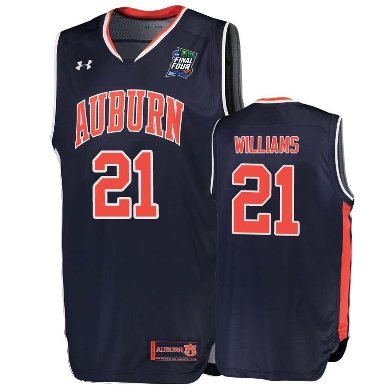 Devontae Williams Auburn Tigers 2019 Final Four Basketball Jersey - Navy