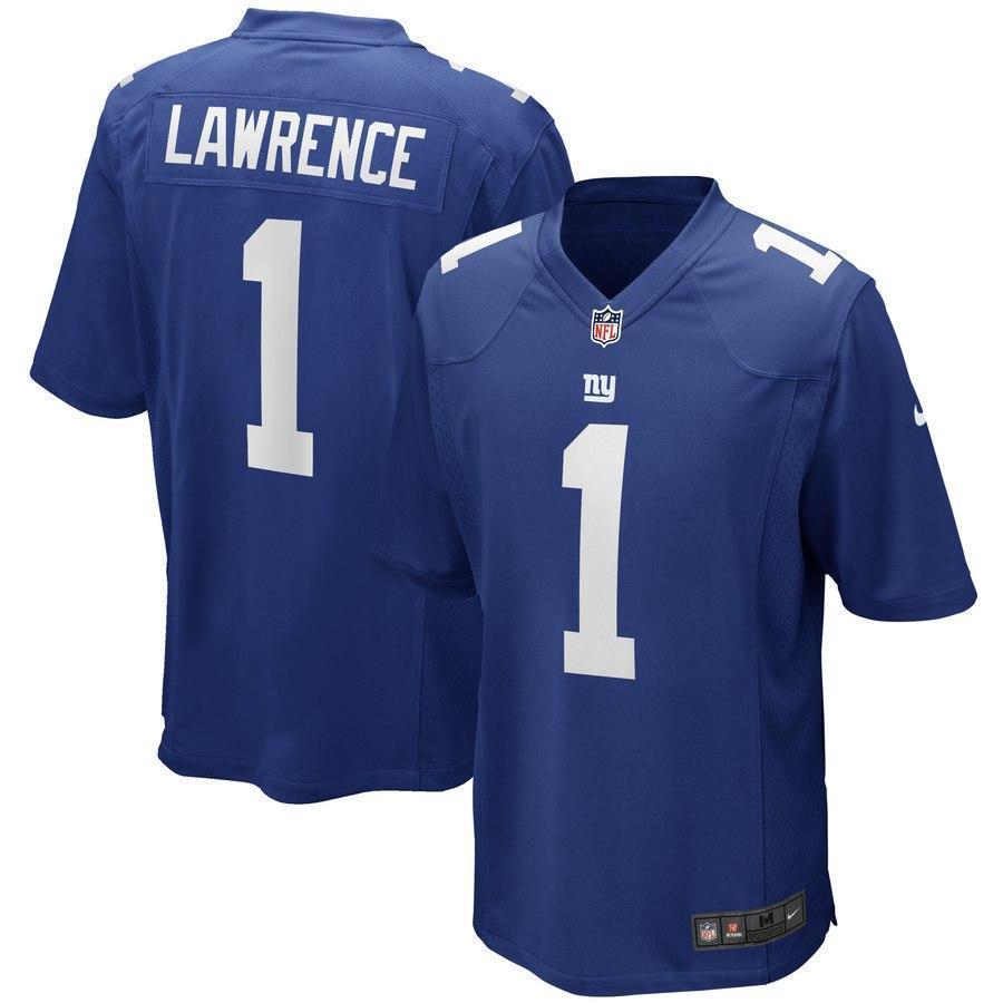 Dexter Lawrence New York Giants 2019 Draft First Round Pick Game Jersey - Blue