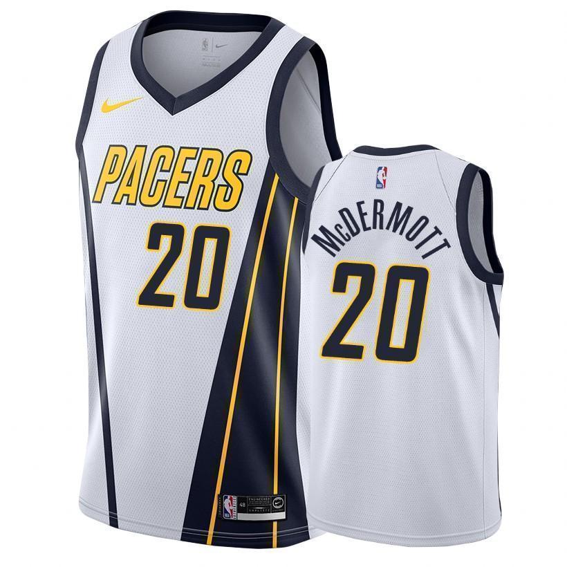 Indiana Pacers #20 Doug McDermott 2018/19 Earned Edition Swingman Jersey
