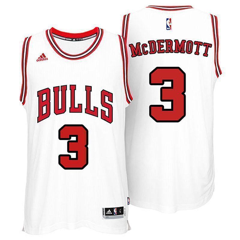 Doug McDermott Chicago Bulls White New Swingman Home Jersey