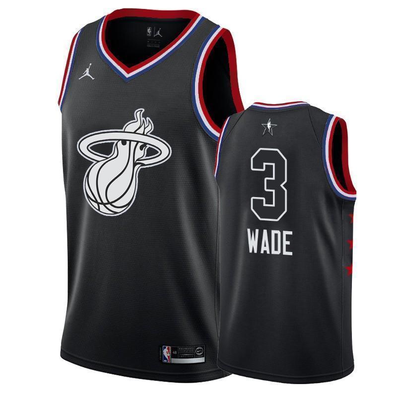 Miami Heat #3 Dwyane Wade 2019 ALL STAR Swingman Jersey