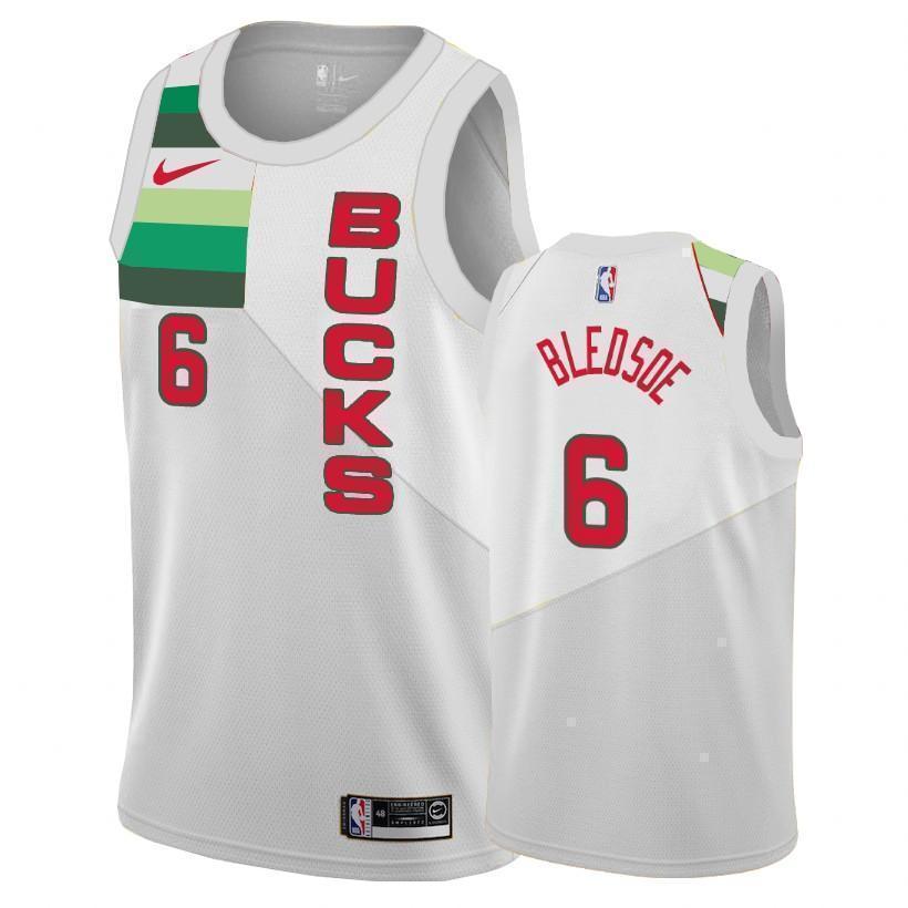 Milwaukee Bucks #6 Eric Bledsoe 2018/19 Earned Edition Swingman Jersey