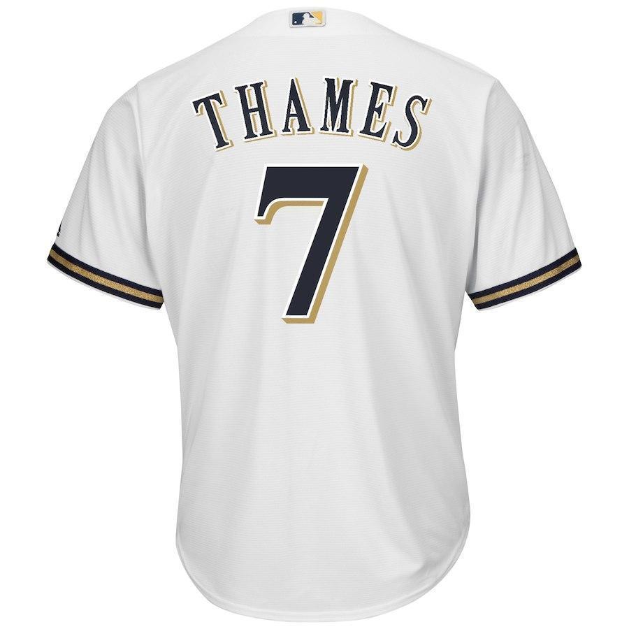 Eric Thames Milwaukee Brewers Baseball Player Jersey