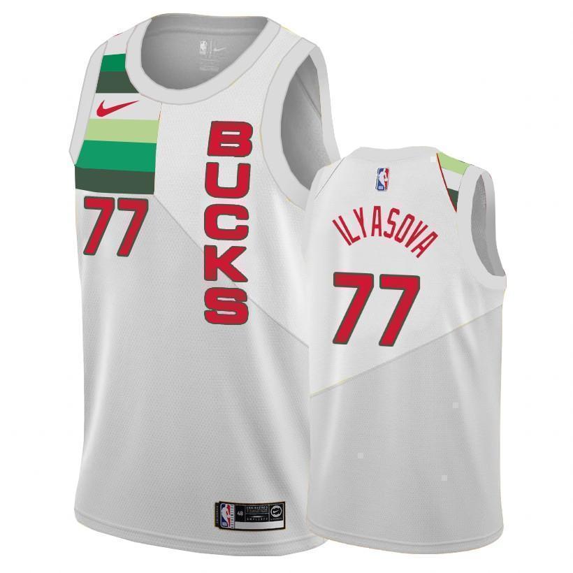Milwaukee Bucks #77 Ersan Ilyasova 2018/19 Earned Edition Swingman Jersey