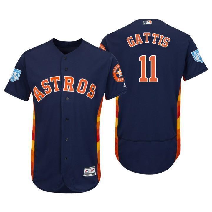 Evan Gattis Houston Astros 2019 Spring Training Baseball Player Jersey