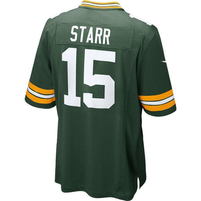 Bart Starr 15 Green Bay Packers Green Retired Player Game Jersey