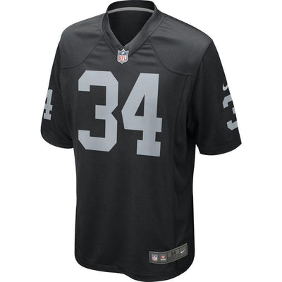 Bo Jackson 34 Oakland Raiders Black Retired Player Game Jersey