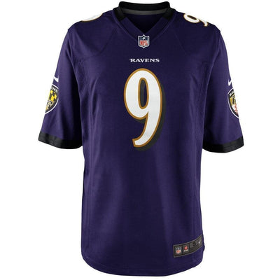 Justin Tucker 9 Baltimore Ravens Purple Game Jersey