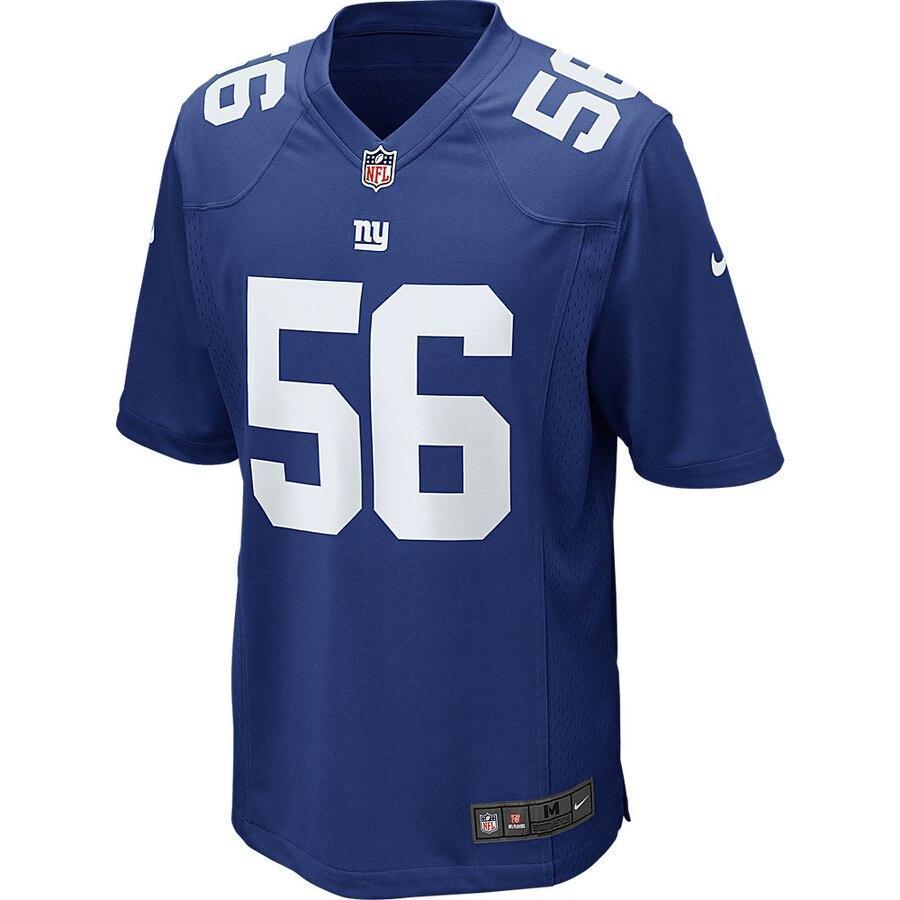 Lawrence Taylor 56 New York Giants Royal Blue Retired Player Game Jersey