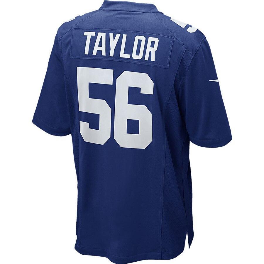Lawrence Taylor 56 New York Giants Royal Blue Retired Player Game Jersey