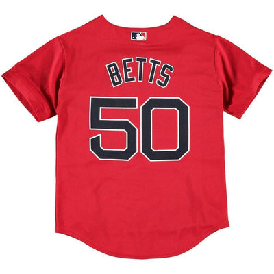 Mookie Betts Boston Red Sox Youth Navy Alternate Official Cool Base Player Jersey