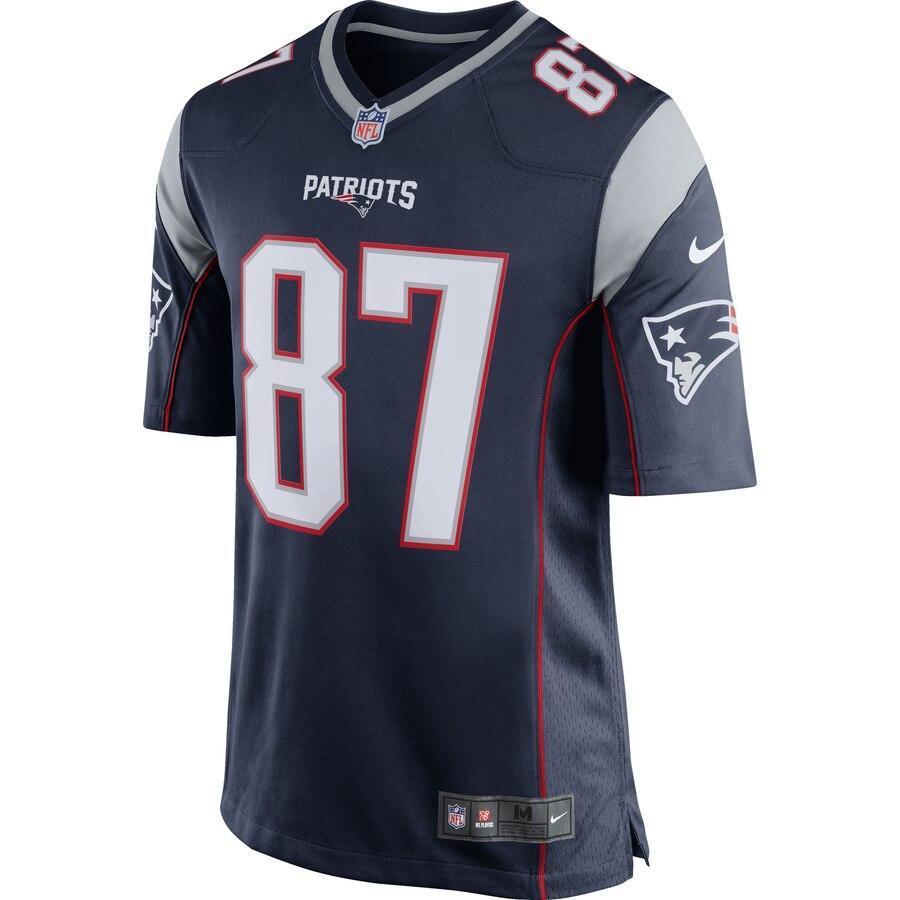 Rob Gronkowski 87 New England Patriots Alternate Game Jersey