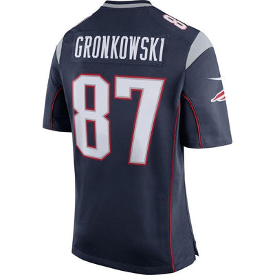 Rob Gronkowski 87 New England Patriots Alternate Game Jersey