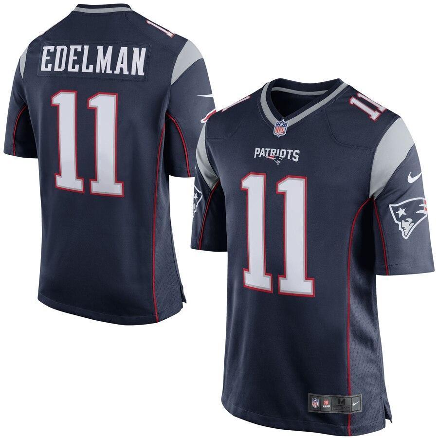 Julian Edelman 11 New England Patriots Game Jersey