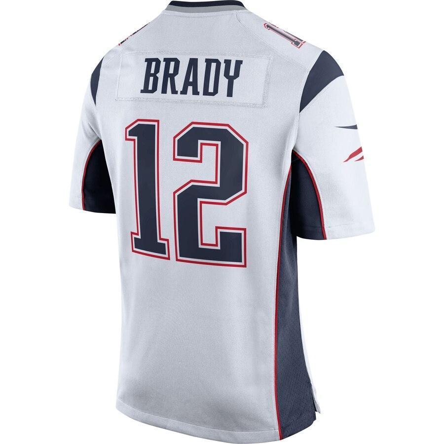 Tom Brady 12 New England Patriots Game Jersey
