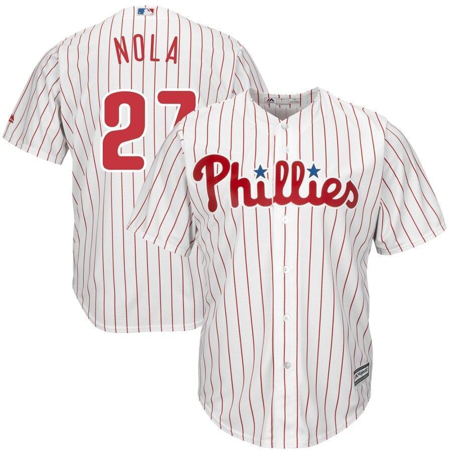 Aaron Nola 27 Philadelphia Phillies Alternate Official Cool Base Player Jersey