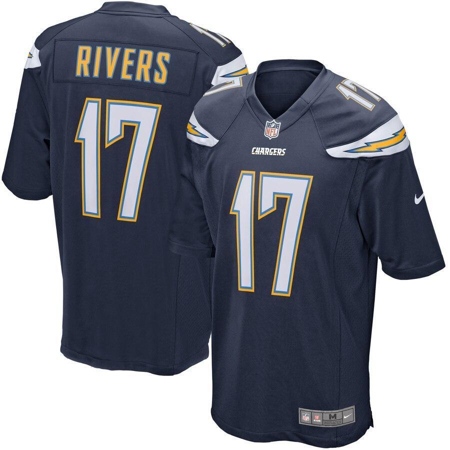 Philip Rivers 17 Los Angeles Chargers Powder Alternate Game Jersey