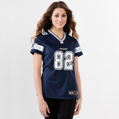 Jason Witten 82 Dallas Cowboys Women's Navy Blue Game Jersey