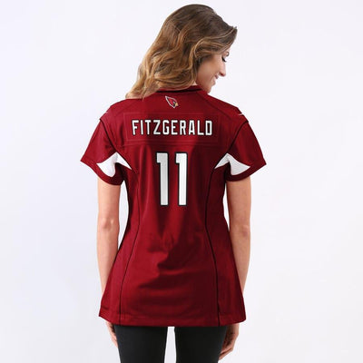 Larry Fitzgerald 11 Arizona Cardinals Women's Cardinal Game Jersey