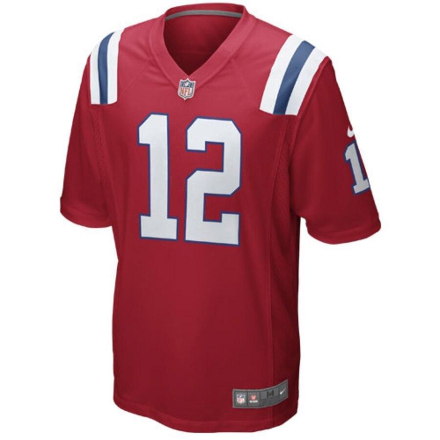 Tom Brady 12 New England Patriots Game Jersey