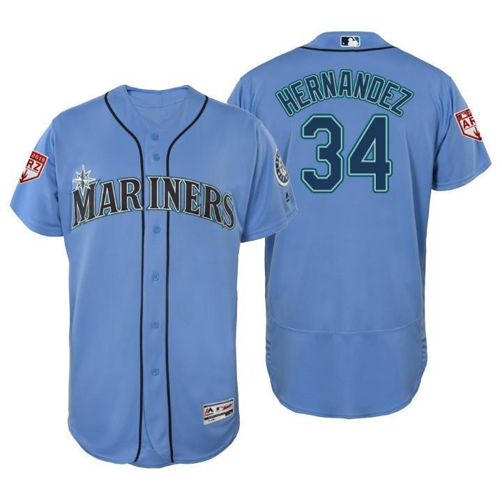 Felix Hernandez Seattle Mariners 2019 Spring Training Baseball Player Jersey