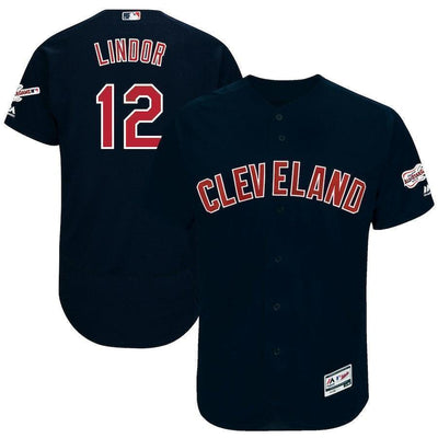 Francisco Lindor Cleveland Indians 2019 All Star Game Patch Baseball Jersey