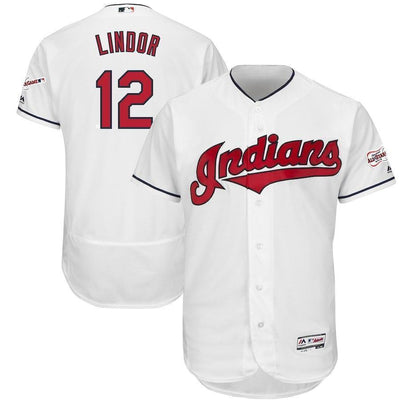 Francisco Lindor Cleveland Indians 2019 All Star Game Patch Baseball Jersey