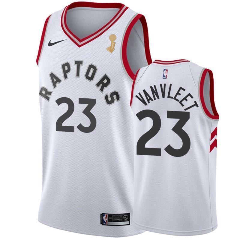 Fred VanVleet Toronto Raptors Association 2019 Champion Swingman Jersey - White