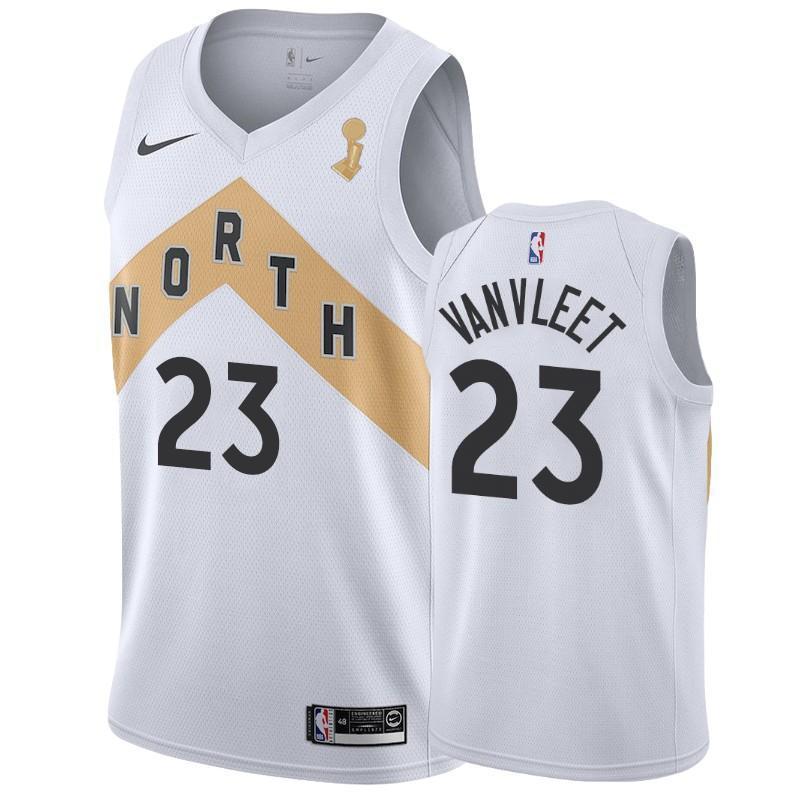 Fred VanVleet Toronto Raptors City 2019 Champion Swingman Jersey - White